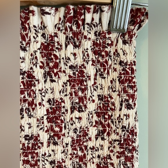 SIR. THE LABEL smocked ruffle floral skirt size small - Picture 6 of 8